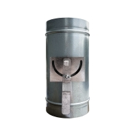 Дроссель-клапан круглый под электропривод (оц. сталь) d355