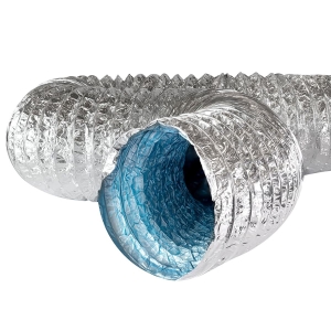 Воздуховод круглый гибкий антибактериальный AFS ALUAFS 70 Hygiene (127 мм/10 м)