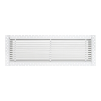 Вентиляционная решетка Brofer FUTURE 15 белая (600x150 мм)