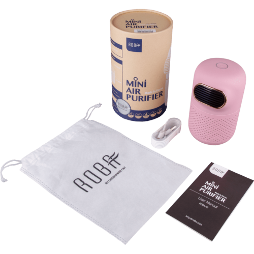 Мини-очиститель воздуха ROBA-01, pink Мини-очиститель воздуха ROBA-01, pink