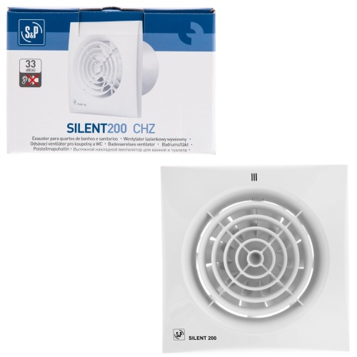Накладной вентилятор Soler Palau SILENT-200 CHZ  Накладной вентилятор Soler Palau SILENT-200 CHZ
