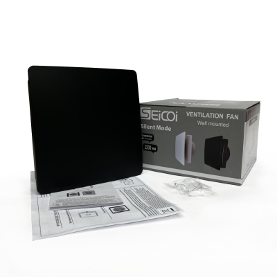 Вытяжной вентилятор Seicoi Floxy Design 100 Matt black (SMAZ04-01 matt black)