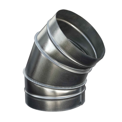 Отвод 45° круглый (оц. сталь) (100 мм)
