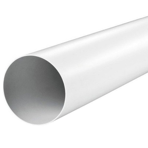 Воздуховод круглый пластиковый ЭРА 12,5ВП1 (125 мм/1 м)