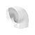 Отвод 90º круглый (пластиковый) ЭРА 12,5ККП (125 мм)