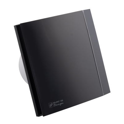 Накладной вентилятор Soler Palau SILENT-100 CZ MATT BLACK DESIGN 4C