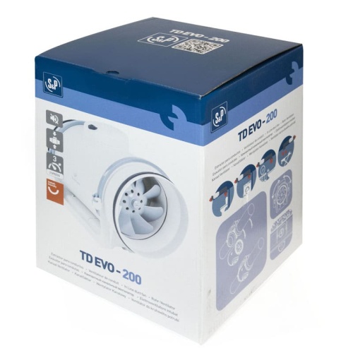 Канальный вентилятор (низкопрофильный) Soler & Palau TD EVO-200 T