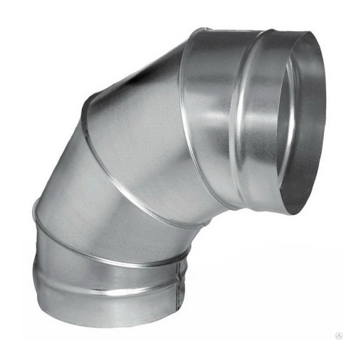 Отвод 90º круглый (оц. сталь) (315 мм)