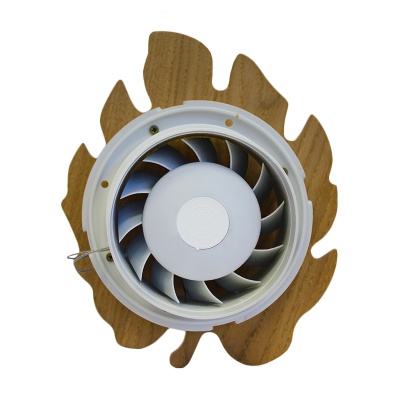 Высокотемпературный накладной вентилятор для саун ММ 100-S Дубок (дерево)