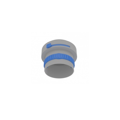 Фланец соединительный с ирисовым дросселем Flexag FLD75-G, цвет серый