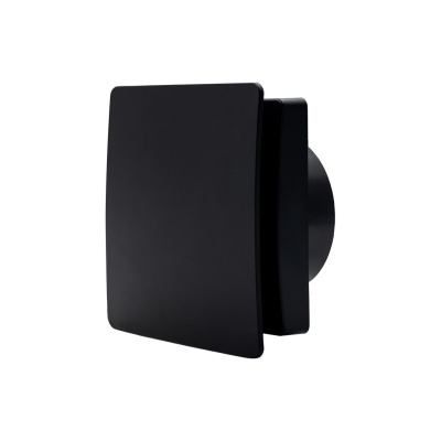 Вентилятор вытяжной потолочный Seicoi Floxy Design 100 Matt Black SMAZ04-01