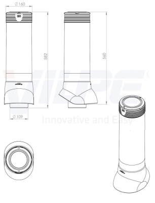 110P/IS/500 Вентиляционный выход канализации, RR32