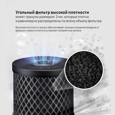 Мини-очиститель воздуха ROBA-01, grey Мини-очиститель воздуха ROBA-01, grey