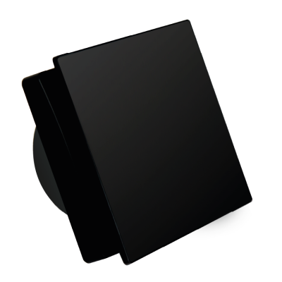 Вентилятор вытяжной потолочный Seicoi Floxy Design 100 Matt Black Glass SMAD04-01G