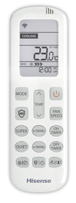 Кондиционер Hisense BLACK CRYSTAL SUPER DC Inverter AS-10UW4RVETG01(B)